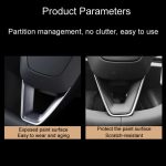 Für Tesla Modell 3 Auto Modifikation Innen Carbon Fiber Lenkrad Patch, Matte, Glossy, Red, Froged Pattern – Bild 4