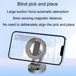 JK-319 Universelle faltbare Auto-Handyhalterung Auto-Armaturenbrett drehbare magnetische Navigationshalterung – Bild 5