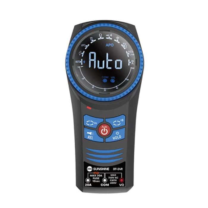 TBD0605756501.jpg Rotierendes Multimeter mit automatischer Bereichswahl, Spannungs- und Widerstandsmessung, Summer, DT-24R – Bild 1