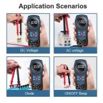Rotierendes Multimeter mit automatischer Bereichswahl, Spannungs- und Widerstandsmessung, Summer, DT-24R – Bild 10