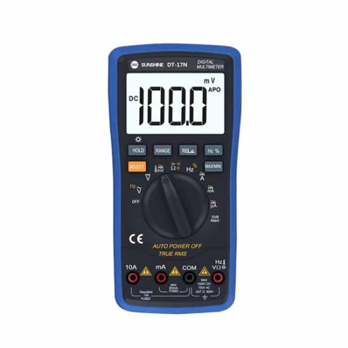 Auto Range Digital Multimeter LCD Display Tester Stift Hohe Präzision Messung Von Kapazität Spannung Strom, DT-17N – Bild 1