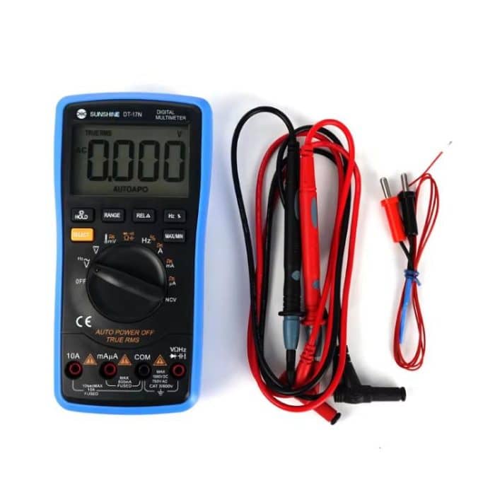 Auto Range Digital Multimeter LCD Display Tester Stift Hohe Präzision Messung Von Kapazität Spannung Strom, DT-17N – Bild 2
