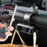 Auto Rücksitz Kopfstütze Multifunktionale rotierenden Teleskop Handy Halter Haken – Bild 2