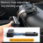 Auto Rücksitz Kopfstütze Multifunktionale rotierenden Teleskop Handy Halter Haken – Bild 6