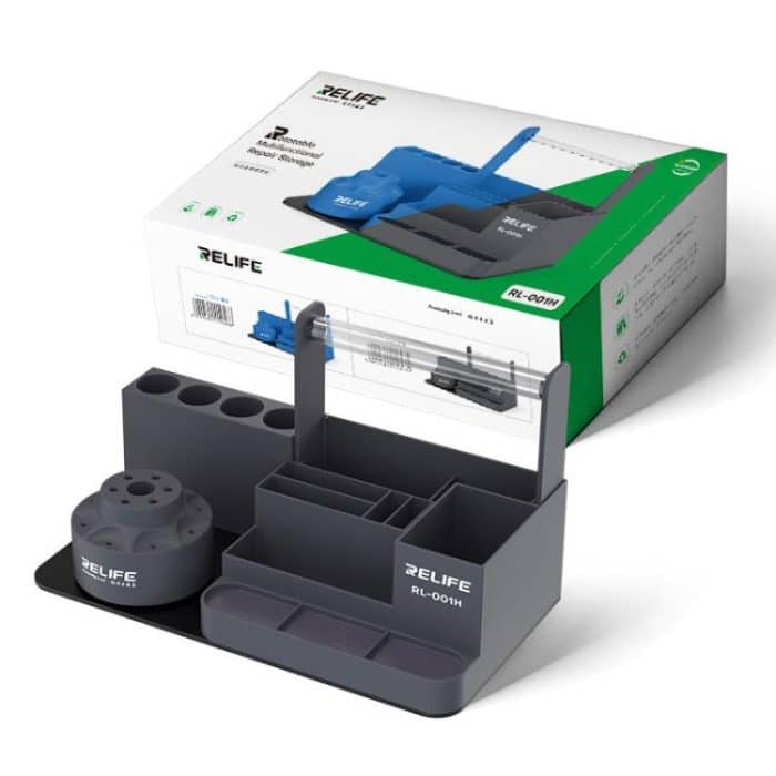 RELIFE RL-001H Rotary Organizer Handy Reparatur Werkzeug Teile Schraubendreher Lagerung Rack – Bild 9