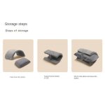 Klappbares Nickerchenkissen fürs Büro, tragbares Schlafkissen für den Schreibtisch, Foam Pink, Foam Light Gray, Foam Dark Gray, L Foam Pink, L Foam Light Gray, L Foam Dark Gray, L Latex Dark Gray – Bild 6