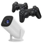P30 Spielprojektor Android 11 System mit kabellosem Gaming-Controller 720P Heimkino