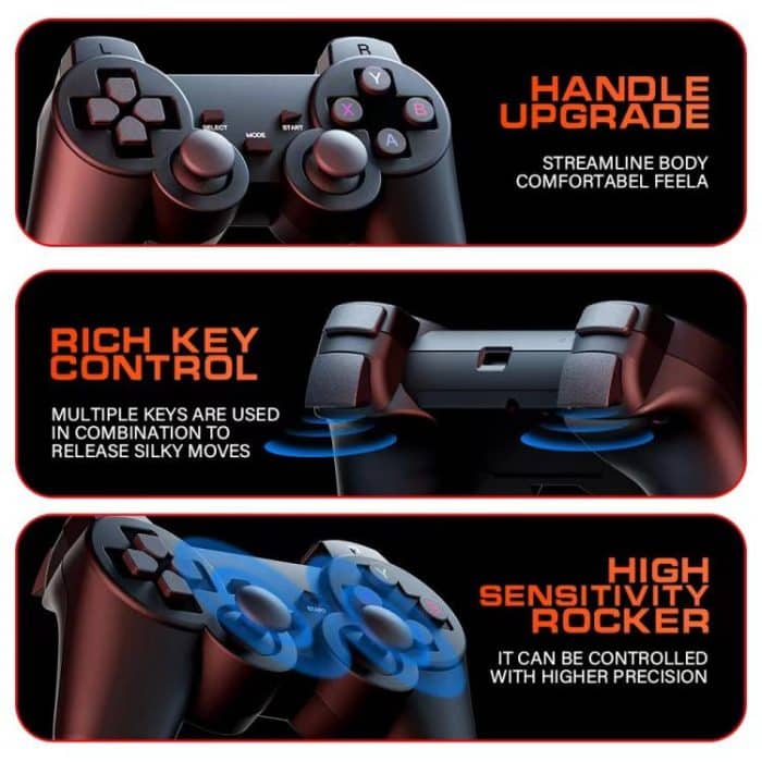 P30 Spielprojektor Android 11 System mit kabellosem Gaming-Controller 720P Heimkino – Bild 8