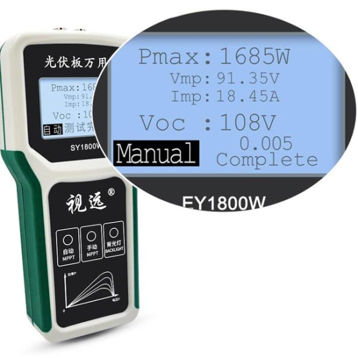 Elejoy 1800W MPPT Solar-Photovoltaik-Panel-Multimeter, EY1800W – Bild 2