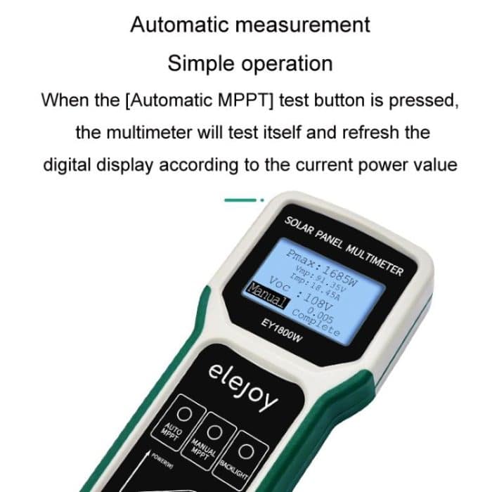 Elejoy 1800W MPPT Solar-Photovoltaik-Panel-Multimeter, EY1800W – Bild 4