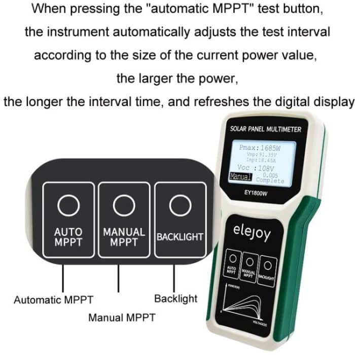 Elejoy 1800W MPPT Solar-Photovoltaik-Panel-Multimeter, EY1800W – Bild 5