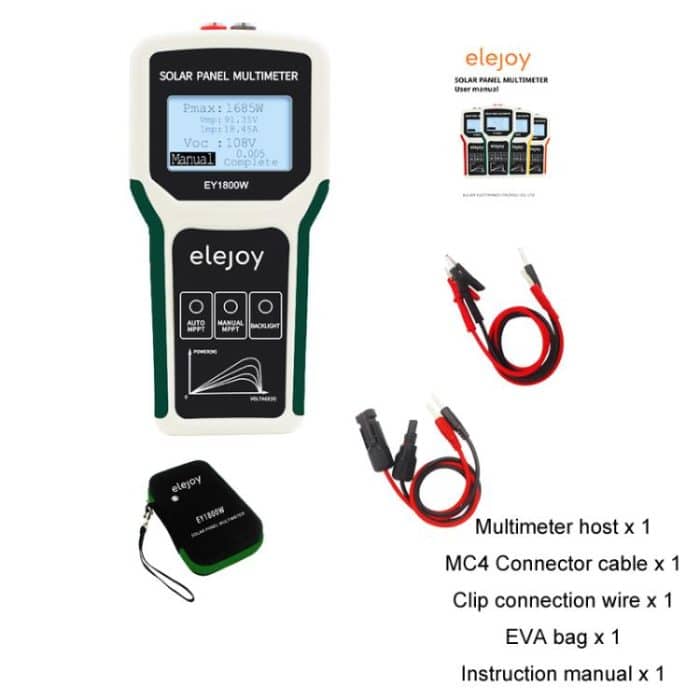 Elejoy 1800W MPPT Solar-Photovoltaik-Panel-Multimeter, EY1800W – Bild 6