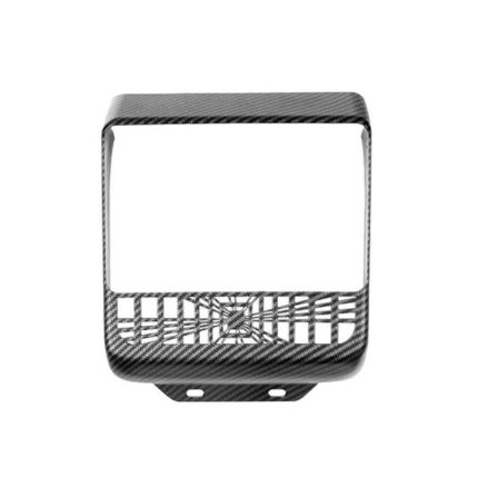 Für Tesla Neue Modell 3 / Y Auto Hinten Klimaanlage Vent Schutz Rahmen, Matte Carbon Pattern, Glossy Carbon Pattern, Matte Black