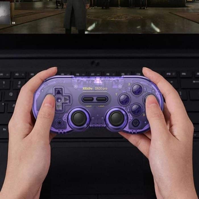 8BitDo SN30 Pro Retro Special Edition Durchscheinendes kabelloses Bluetooth-Gamepad für mehrere Plattformen – Bild 2