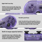 8BitDo SN30 Pro Retro Special Edition Durchscheinendes kabelloses Bluetooth-Gamepad für mehrere Plattformen – Bild 4