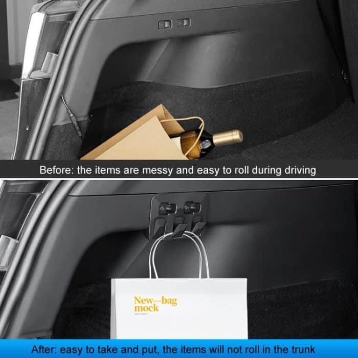 Für Tesla Modell Y Auto Versteckter Kofferraum Modifikationsknopf Klapphaken – Bild 3