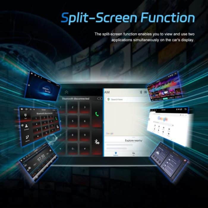 10 zoll Android 13,0 Universal Player Auto Umkehr Center Control Integrierte Maschine, 4+64G – Bild 14