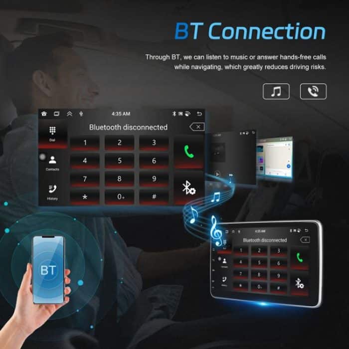 10 zoll Android 13,0 Universal Player Auto Umkehr Center Control Integrierte Maschine, 4+64G – Bild 16