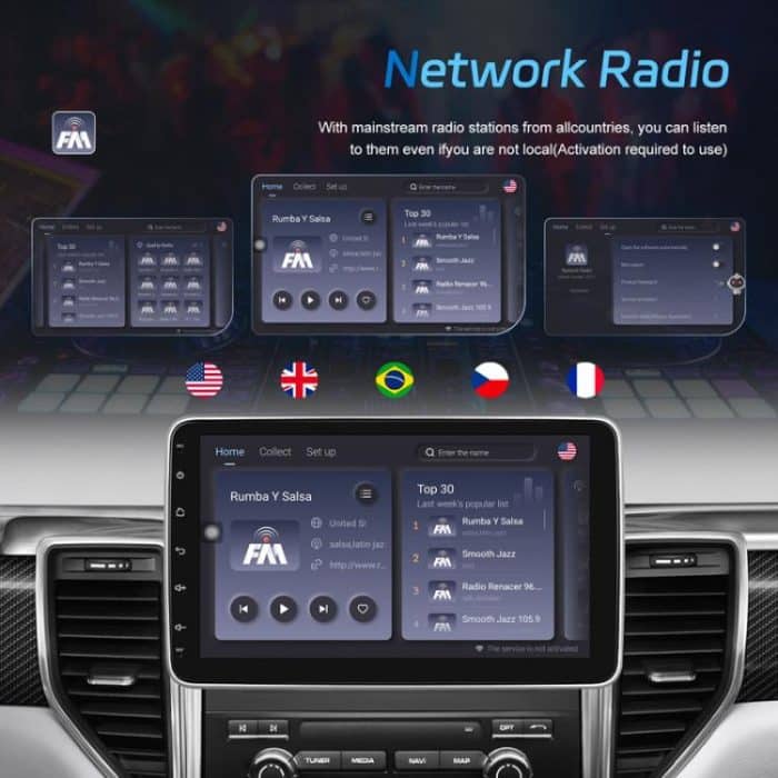 10 zoll Android 13,0 Universal Player Auto Umkehr Center Control Integrierte Maschine, 4+64G – Bild 6