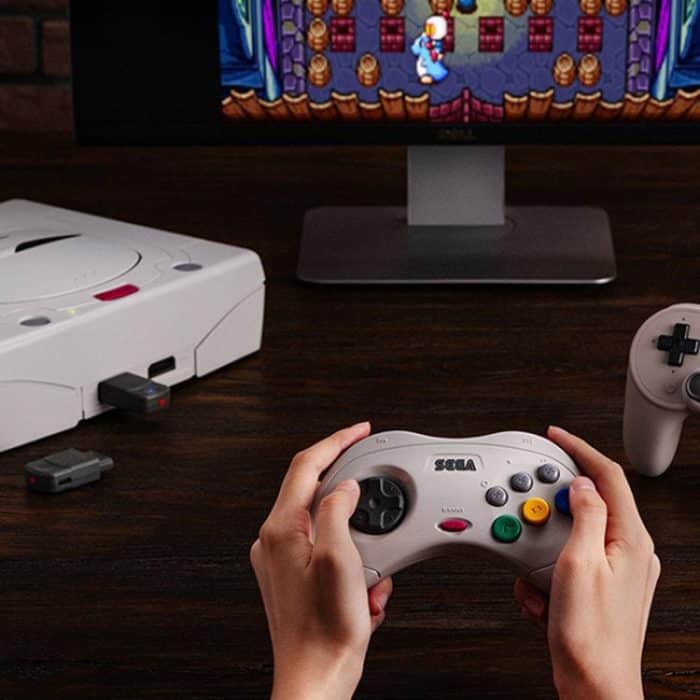 Für Saturn 8BitDo Bluetooth Empfänger Spielkonsole PC Universal Wireless Joystick Adapter – Bild 4