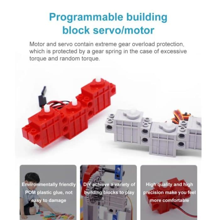 Programmierbarer Geekservo für DIY-Elektronik-Smart-Car, Building Block Motor, Building Block Servo Gen 1, Building Block Servo Gen 2 – Bild 4
