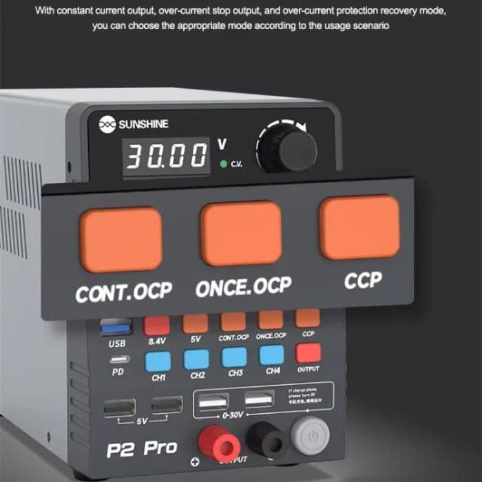 SUNSHINE P2 Pro 330 W Intelligenter DC-Spannungsregler, Stromversorgung, Ringkerntransformator, 30 V, 5 A Ausgang, Reparaturwerkzeug, SUNSHINE P2 Pro – Bild 9