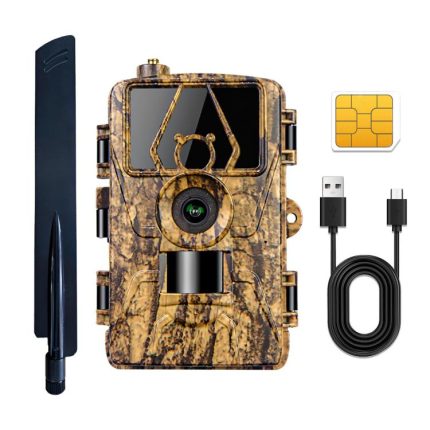 4G Jagd Kamera Nachtsicht SIM Karte HD 8K 60MP Foto Video Jagd Kamera, PR801LTE European Version, PR801LTE USA Australia Version