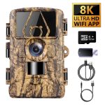 Ultra HD 8K Video 60MP Foto APP WIFI Outdoor Jagdkamera, PR801W WIFI Version – Bild 2