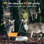 Ultraklare 8K-Video-60MP-Foto-WLAN-Jagdkamera, PR803W – Bild 7