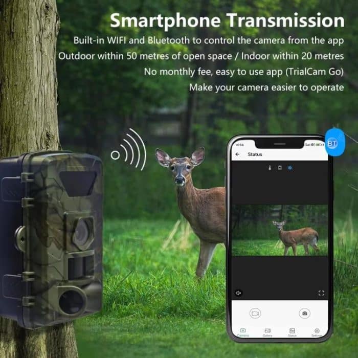 Ultraklare 8K-Video-60MP-Foto-WLAN-Jagdkamera, PR803W – Bild 8