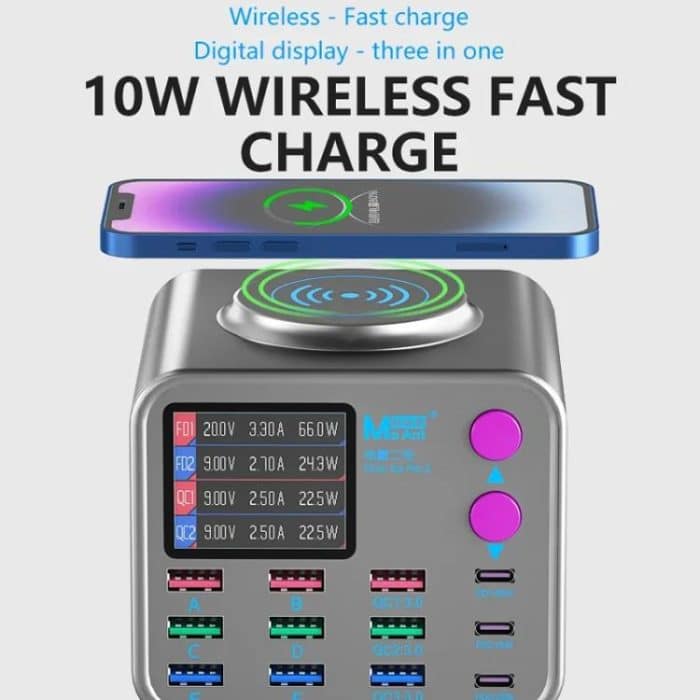 MaAnt DianBa Nr. 2 USB-Multiport-Handy-Reparatur-Desktop-Ladestation, DianBa No.2, EU Plug – Bild 3