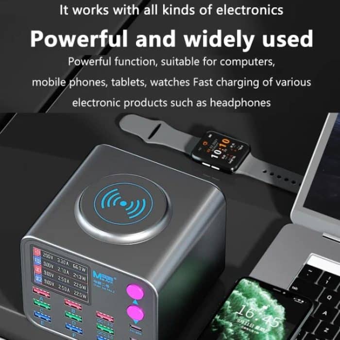 MaAnt DianBa Nr. 2 USB-Multiport-Handy-Reparatur-Desktop-Ladestation, DianBa No.2, EU Plug – Bild 10