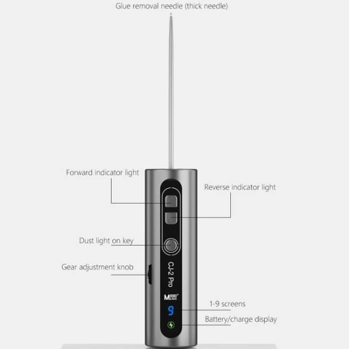 Schneiden Schleifen Integrierter Kleberentferner Multifunktionaler Telefonreparatur-Bildschirmentferner OCA Elektrische Kleberolle, CJ-2Pro – Bild 3