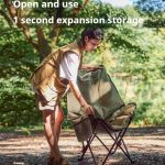 Naturehike Outdoor Klappstuhl mit hoher Rückenlehne Moon Lounge Chair Campingstuhl mit Rückenlehne – Bild 5