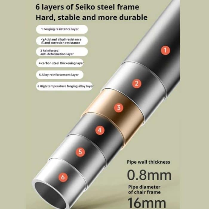 Naturehike Outdoor Klappstuhl mit hoher Rückenlehne Moon Lounge Chair Campingstuhl mit Rückenlehne – Bild 10