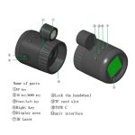 350 m 1-10X Outdoor Nachtsicht Monokular Nachtsichtgerät 1080P HD Teleskop – Bild 3