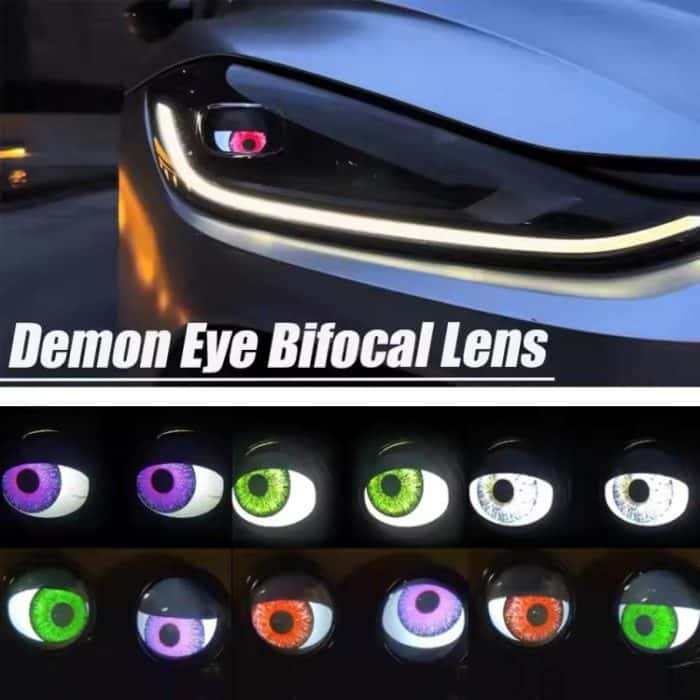 3-Zoll-Auto-Motorrad-LED-Dämonenaugen-Lichtänderung, For Two – Bild 6