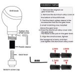 Universal Car Short Cobra Schaltknauf Modifikation – Bild 4