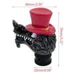 Abnehmbarer Wolfskopf-Schalthebel für Autos – Bild 3