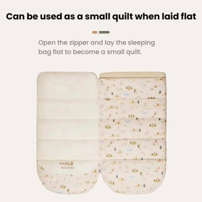 Tragbare Outdoor Camping Baumwolle Kinder Schlafsack Camping Warme Steppdecke, Naturehike BC180 Thin, Naturehike BC300 Thick – Bild 4