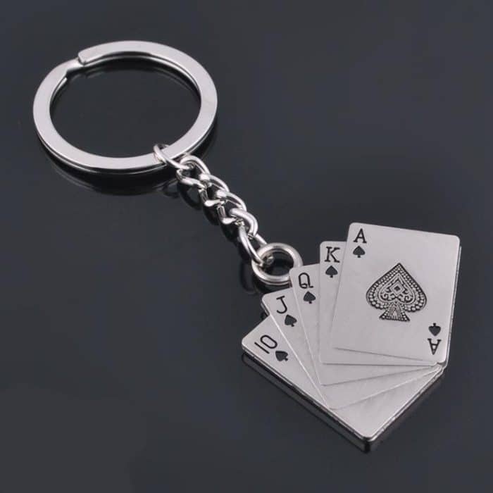 TBD06058000.jpg Poker Metall Auto Schlüsselanhänger Anhänger – Bild 1