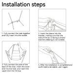 Naturehike Outdoor Klapp Schaukel Stuhl Tragbare Liege Stuhl Freizeit Camping Picknick Schaukel Stuhl – Bild 10