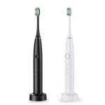 IPX7 wasserdichte, tragbare, wiederaufladbare, kabellose elektrische Schallzahnbürste mit 6 Bürstenköpfen – Bild 2