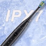 IPX7 wasserdichte, tragbare, wiederaufladbare, kabellose elektrische Schallzahnbürste mit 6 Bürstenköpfen – Bild 6