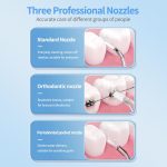 F500 IPX7 Wasserdichter 350ml wiederaufladbarer tragbarer Handpuls-Elektroflosser – Bild 6