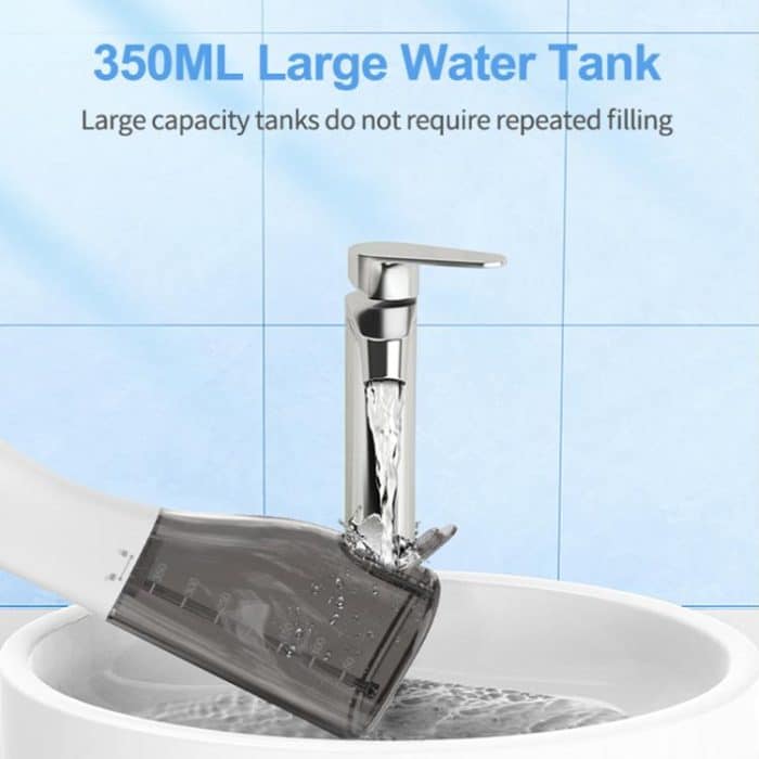 F500 IPX7 Wasserdichter 350ml wiederaufladbarer tragbarer Handpuls-Elektroflosser – Bild 7