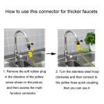 Für Karcher Autowäscher Gartenzubehör 4 / 5 Punkt Universal Wasserhahn Adapter – Bild 4