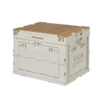 Naturehike Outdoor Große Kapazität Klappbare Aufbewahrungsbox Tragbarer Campingtisch, 23L Light Gray, 52L Light Gray