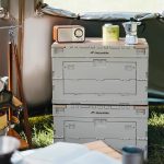 Naturehike Outdoor Große Kapazität Klappbare Aufbewahrungsbox Tragbarer Campingtisch, 23L Light Gray, 52L Light Gray – Bild 9