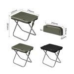 Naturehike Klapphocker Tragbarer Outdoor-Camping-Aluminiumstuhl – Bild 11